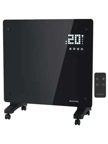 Convectorkachel – 1000W – Zwart