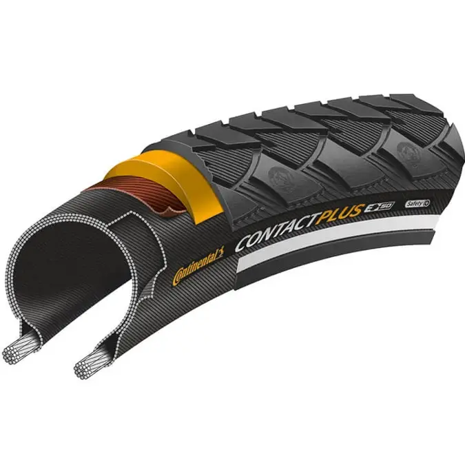 Continental btb Contact Plus 28x1 1/4 zw refl