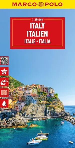 Wegenkaart Italië en Malta
