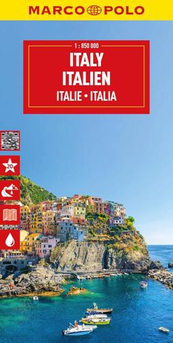 Wegenkaart Italië en Malta
