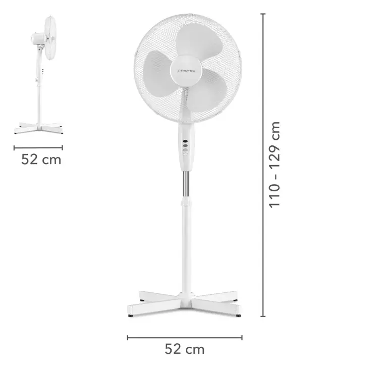 Statiefventilator - TVE 16 - 3 standen