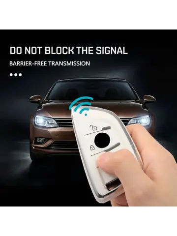 TPU Sleutelhoesje voor Bmw zwart B4A