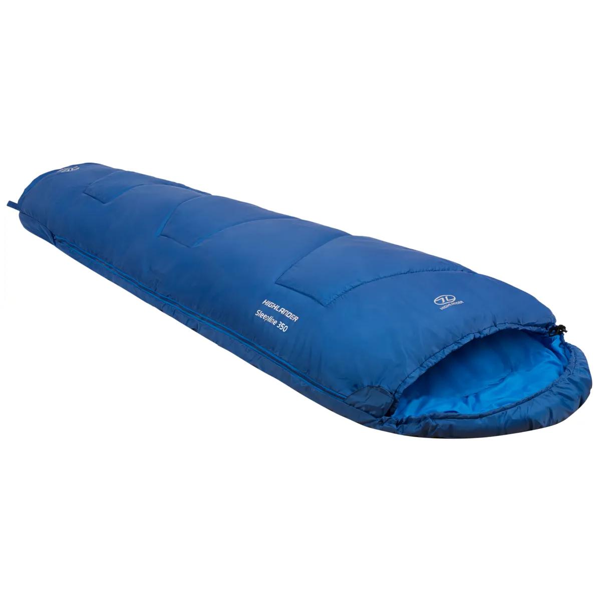 Highlander Outdoor  Highlander mummyslaapzak Sleepline 350 blauw  Blauw main product image