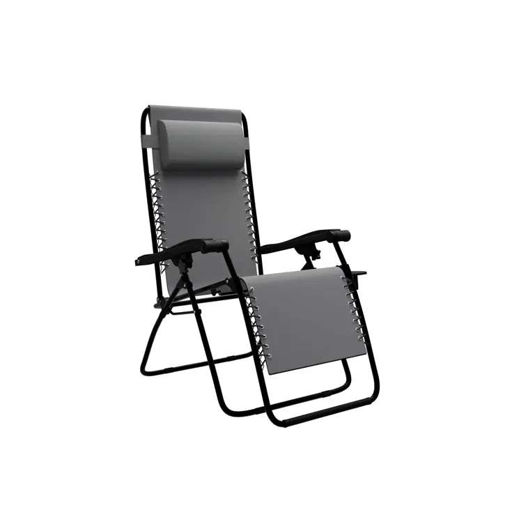 Opvouwbare Tuinstoel – Donkergrijs