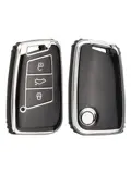 TPU Sleutelhoesje voor Volkswagen zwart D3