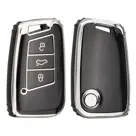 TPU Sleutelhoesje VW - Skoda - Seat Cupra zwart D3
