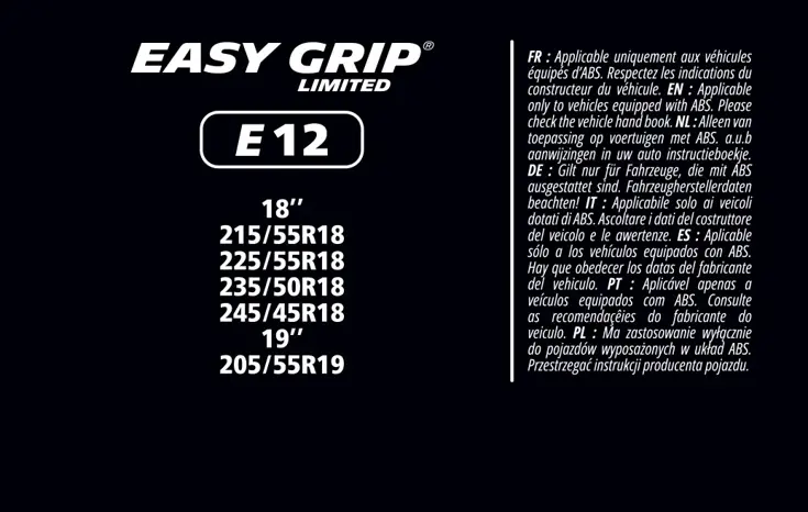 Sneeuwkettingen - Easy Grip -EG-E12