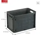 Square - Gesloten krat - 26L - 2-delig
