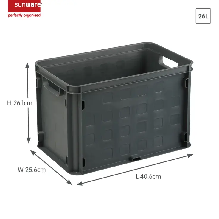 Square - Gesloten krat - 26L - 2-delig