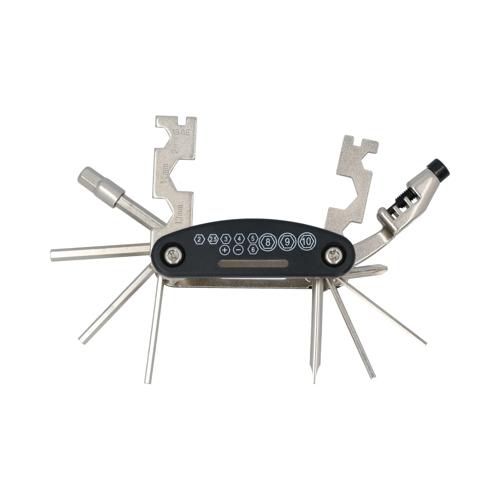 Compacte 18-delige Multitool voor Fietsonderhoud