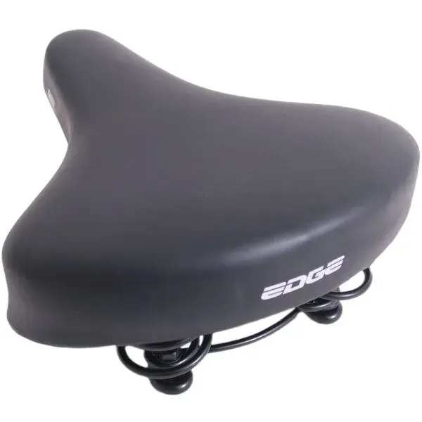 Edge Fietszadel Stad Eco - Zwart