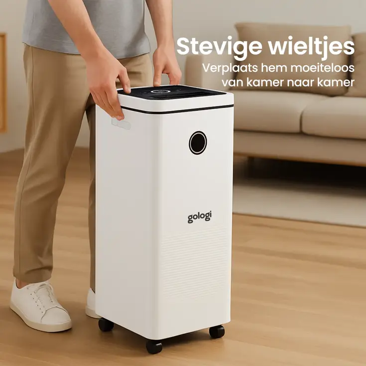 Luchtontvochtiger met App - 20L Per Dag - Wit