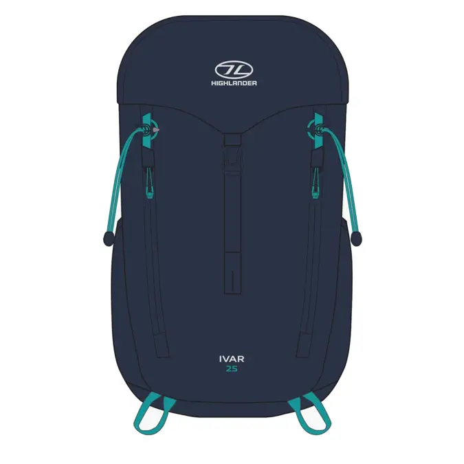 Highlander Outdoor rugzak Ivar dames 25L