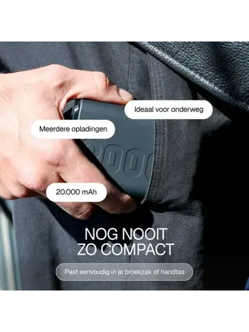 Snellader Powerbank 20000 mAh - 22.5W