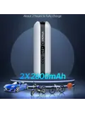 A2 PRO Wit fietspomp oplaadbaar