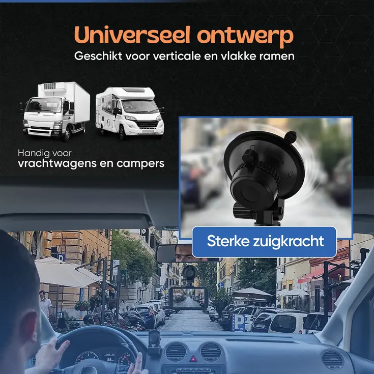 2CH Dashcam - WiFi GPS 4K 64GB - D1 Pro Dashcam