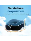 Reissets 2-Pack - Memory Foam - Donkerblauw