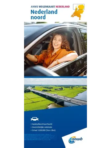 ANWB wegenkaart Nederland - Noord
