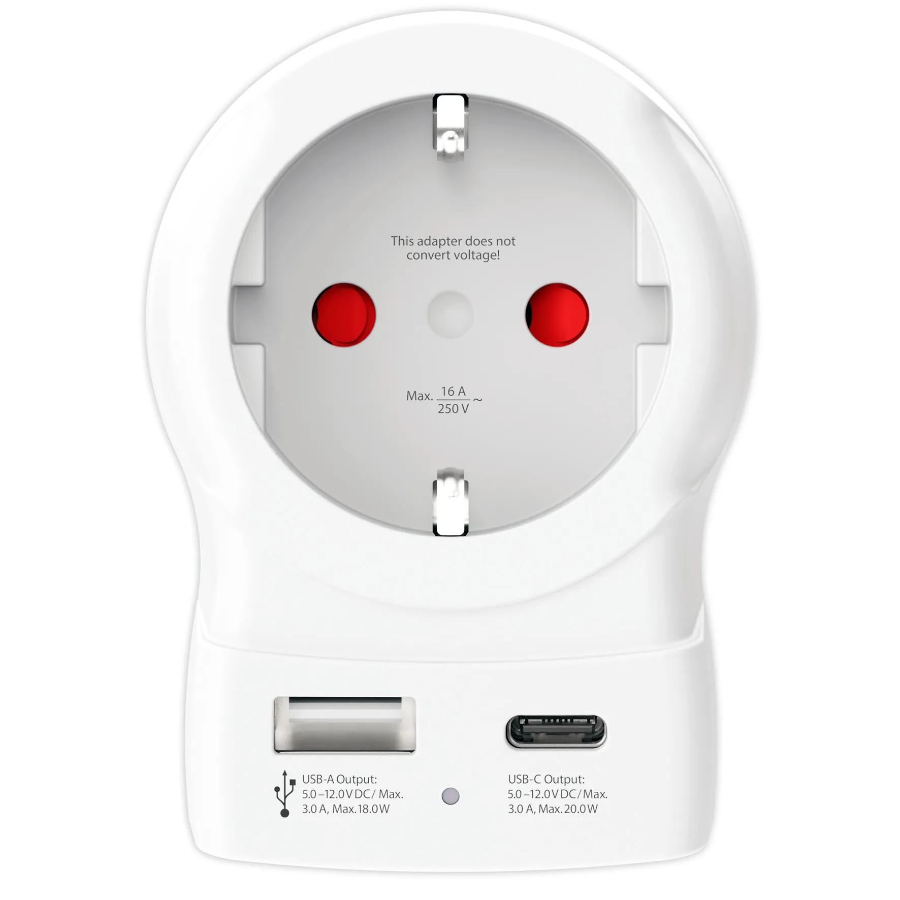ANWB Adapter UK USB-A en USB-C