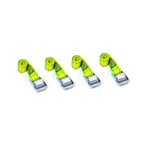 Spanbanden 4x geel 0,5 m – Trekkracht 250 kg