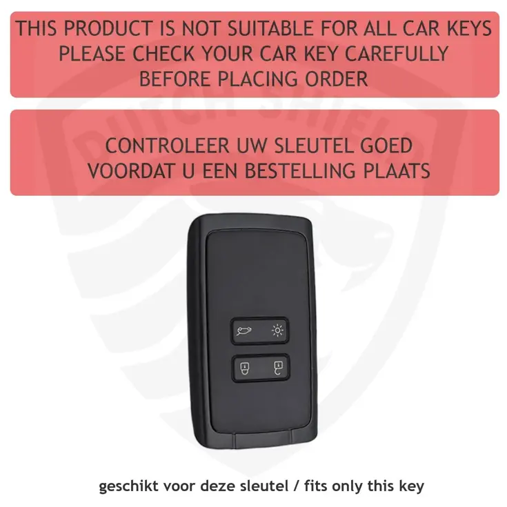 TPU Sleutelhoesje voor Mitsubishi zwart A4