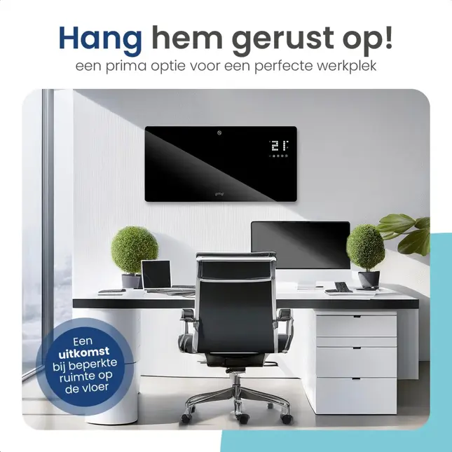 Elektrische Kachel - Tot 25m2 - 2000W