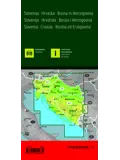 Wegenkaart Slovenië, Kroatië, Bosnië-Herzogin