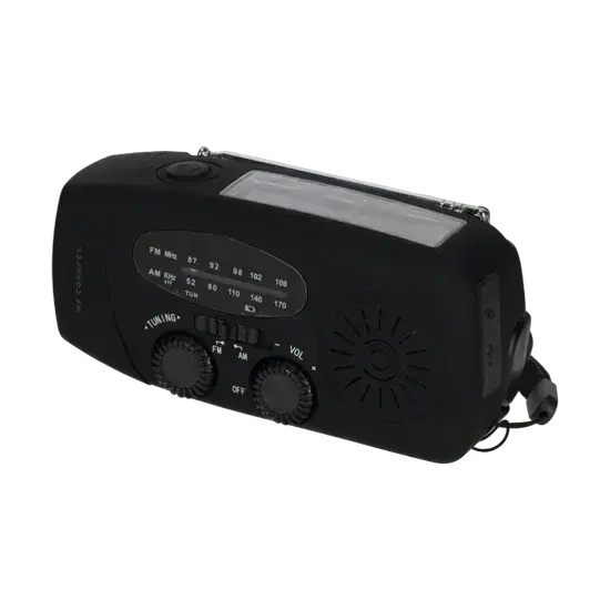 Noodradio Solar met FM/AM en verlichting
