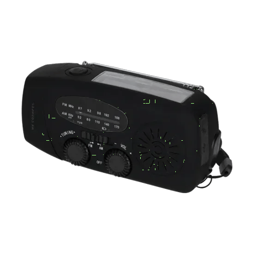 Noodradio Solar met FM/AM en verlichting