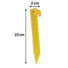 Tentharingen - 23 Cm Geel - 6 Stuks - Hem