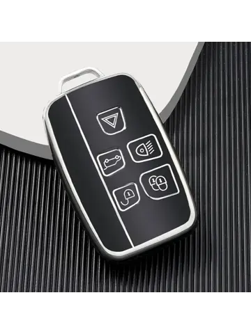 TPU Sleutelhoesje voor Landrover zwart,zilver A5