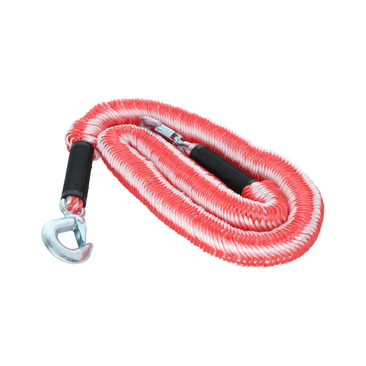 Elastische sleepkabel 2800KG met veiligheidshaken