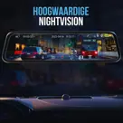 T55 4K 2CH Full Mirror Wifi GPS 32gb dashcam