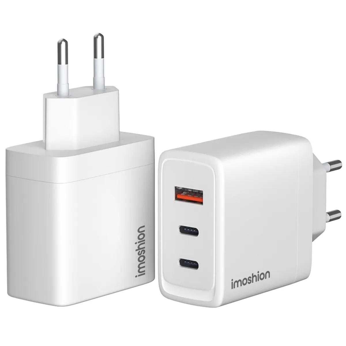 Imoshion  65W Wall Charger 2x USB-C 1x USB-A  Wit main product image