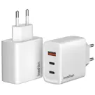 65W Wall Charger 2x USB-C 1x USB-A