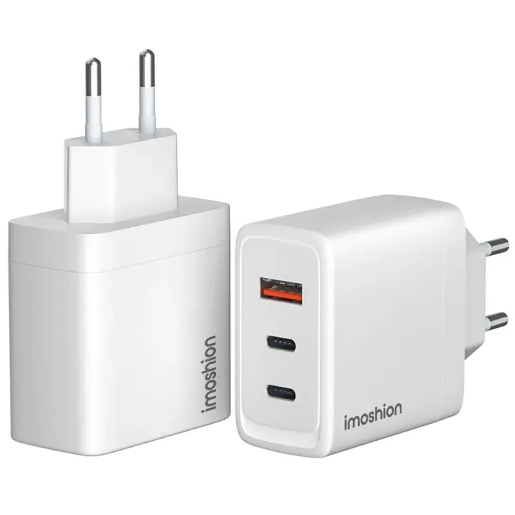 65W Oplader 2x USB-C 1x USB-A