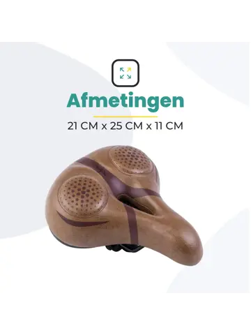 Voltano Fietszadel Met Voorgevormde Gelpads