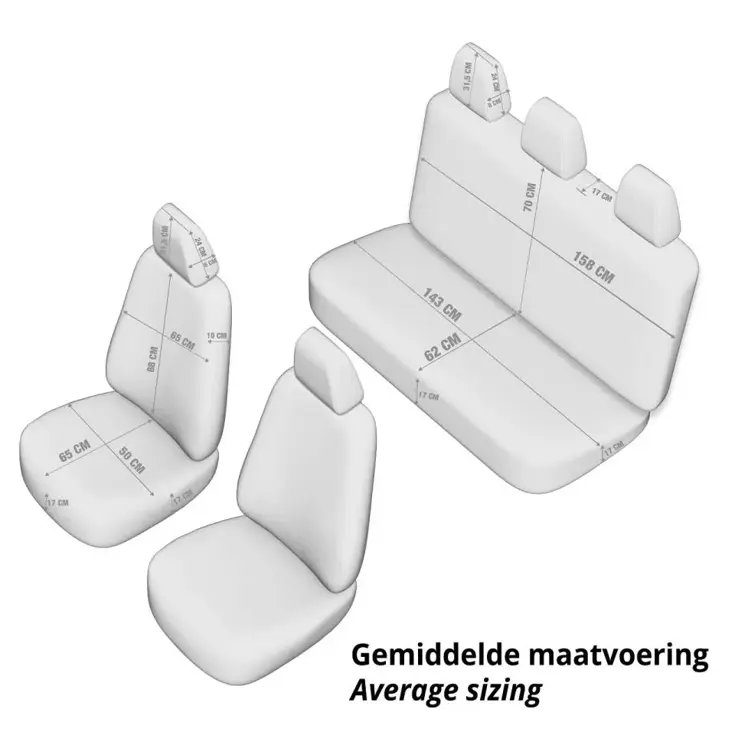 OTOM Stoelhoezenset Comfortline