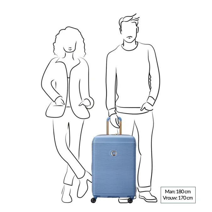 Delsey Freestyle koffer / 70 L
