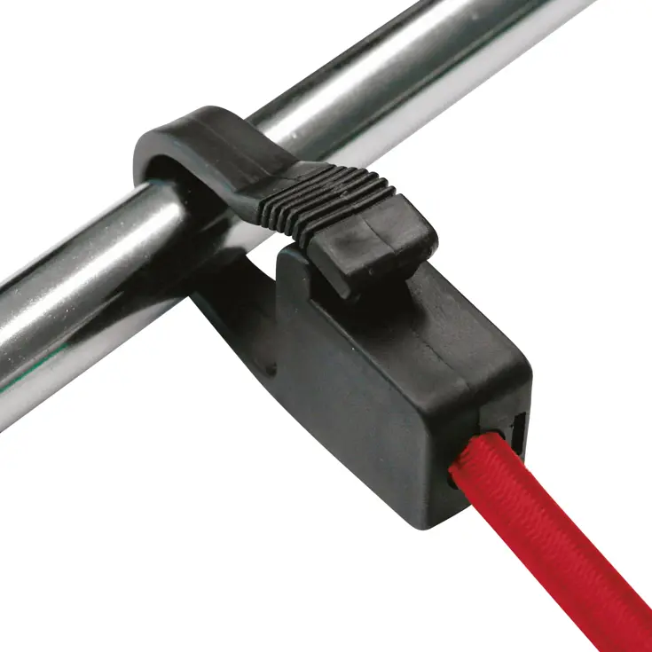 Enkele bagagebinder 100cm met kunststof haken