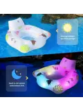 Opblaasbare Solar Sofa met RGB verlichting