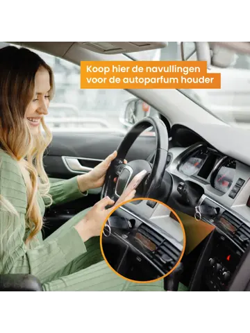 Autoparfum Navulling - Leer & Oosters Goud