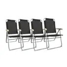 Campingstoelen 4x - Verstelbaar - Hem