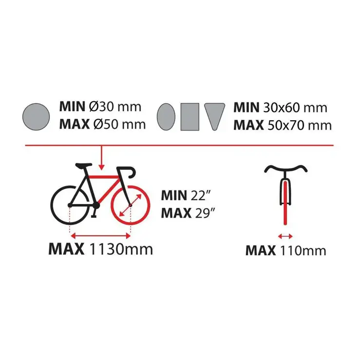 Fietsendrager trekhaak - 3 fietsen en opvouwbaar