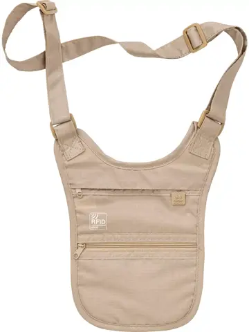 Reisveilig schoudertas RFID