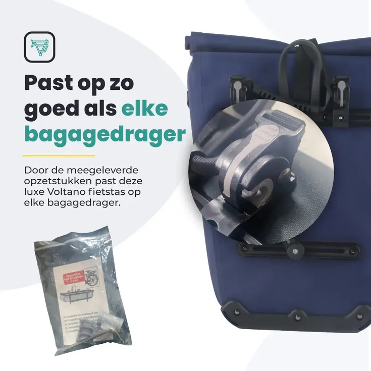 Voltano Luxe E‑bike Fietstas 28 L