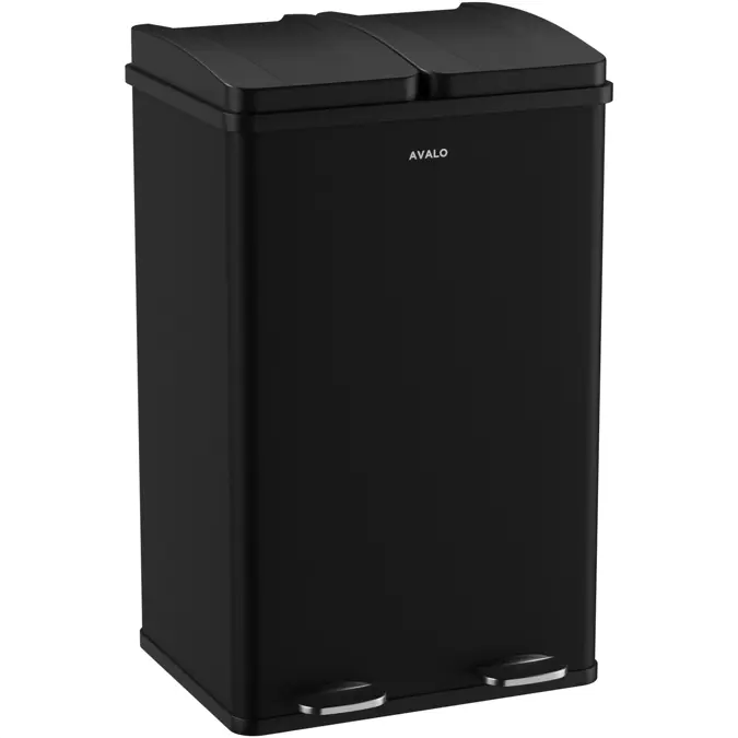 Avalo Prullenbak 2x30L - RVS