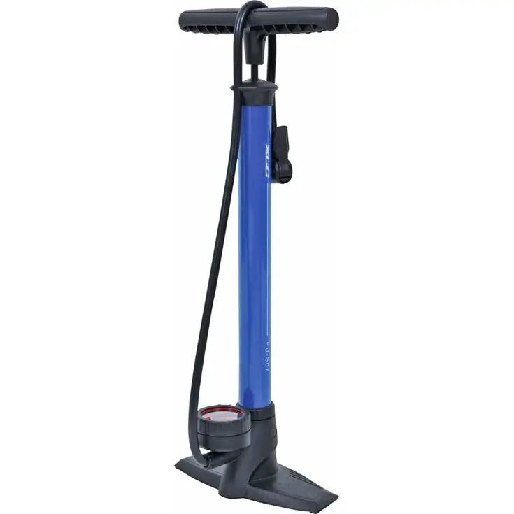 Voetpomp Staal/PVC met Manometer DV/SV/AV