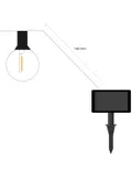 RexTech solar lichtslinger Chain - 10 lampen