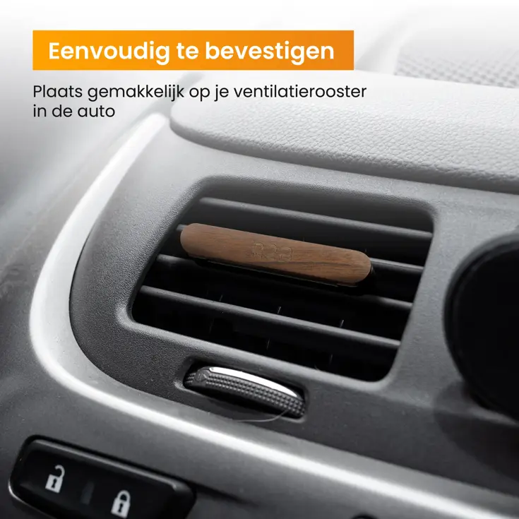 Autoparfum met houder incl. 2 Geurstaafjes